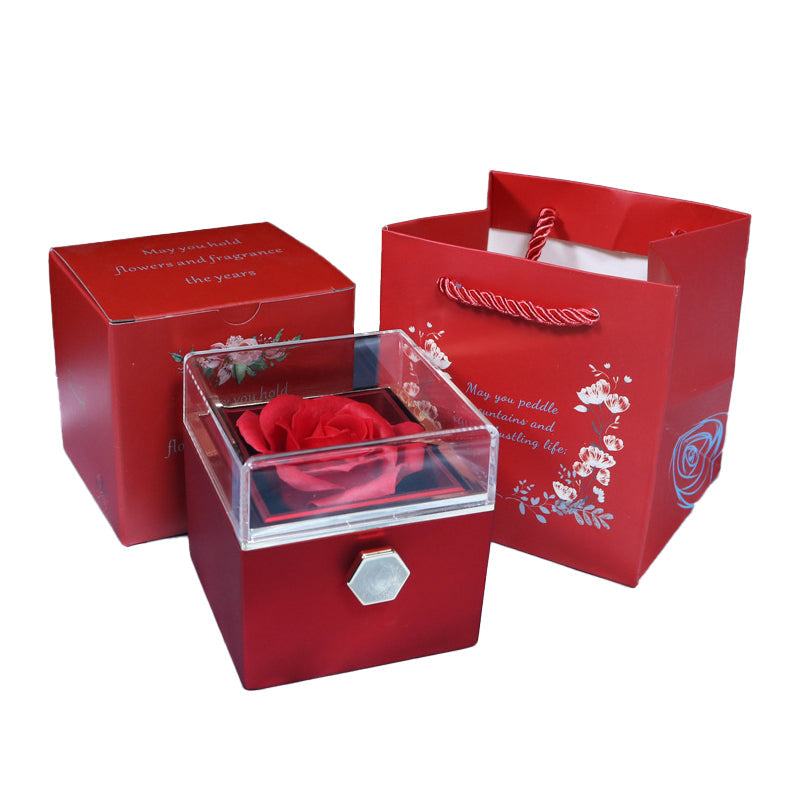 Eternal Rose Box – Elegant Opbevaring af Kunstige Roser