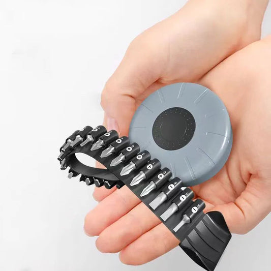 Flexibelt skruvmejselset med vågbanddesign