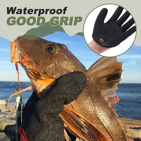 Fiskehandskar med halkfritt grepp och bekväm passform