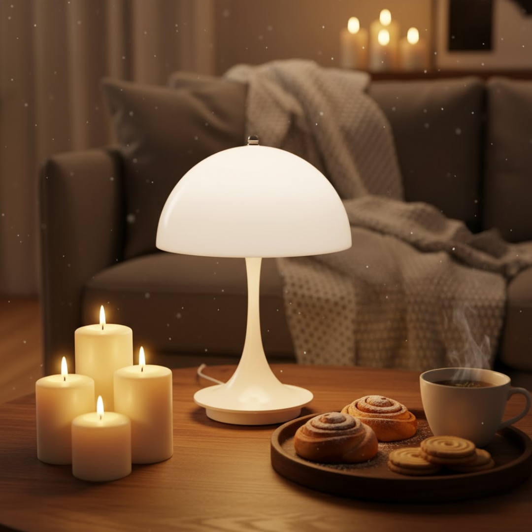 Trådløs Bordlampe med Genopladeligt Batteri – Stilfuldt Design