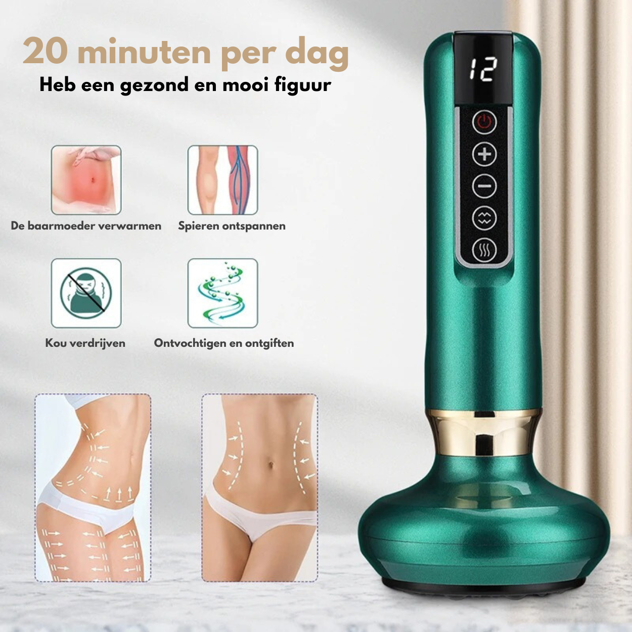 Effektiv vakuummassager til reduktion af cellulite