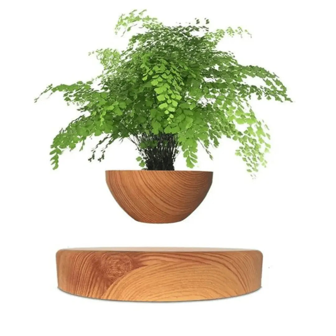 Svævende Plantekrukke med Magnetisk Levitationssystem - FloraMag