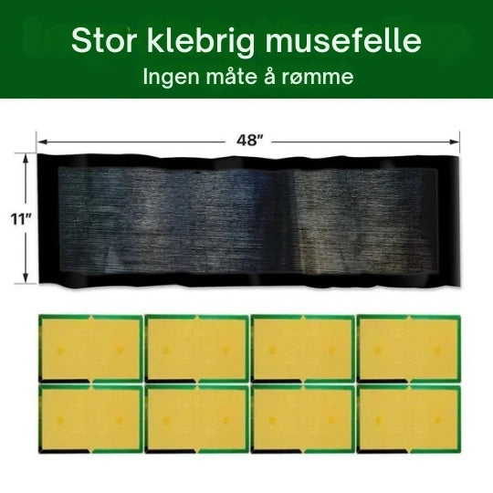 Højstyrke klæbende fælder til effektiv bekæmpelse af gnavere