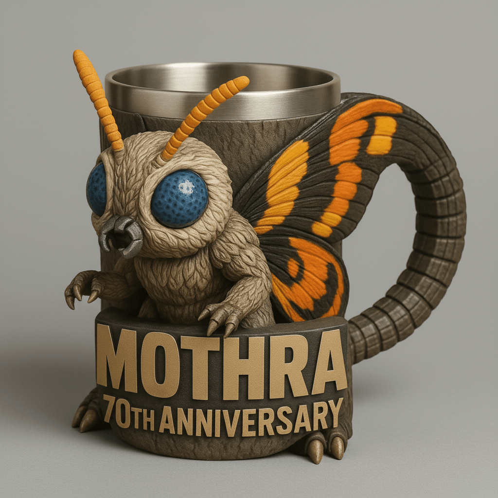 3D Keramikkrus med Monsterdesign til Kaffeentusiaster
