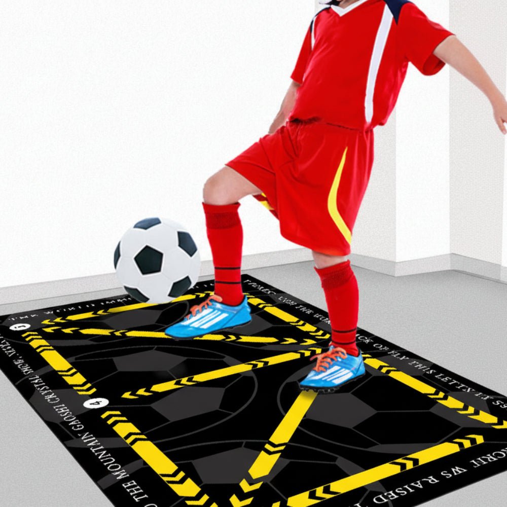 Fotbollsträningsmatta för dribbling och koordination