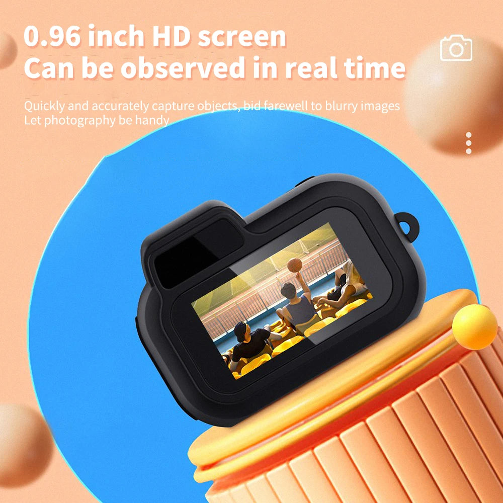 Mini vintage kamera 1080P med kompakt design og moderne funktioner