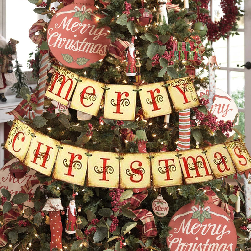 Julbanderoll med texten "God Jul