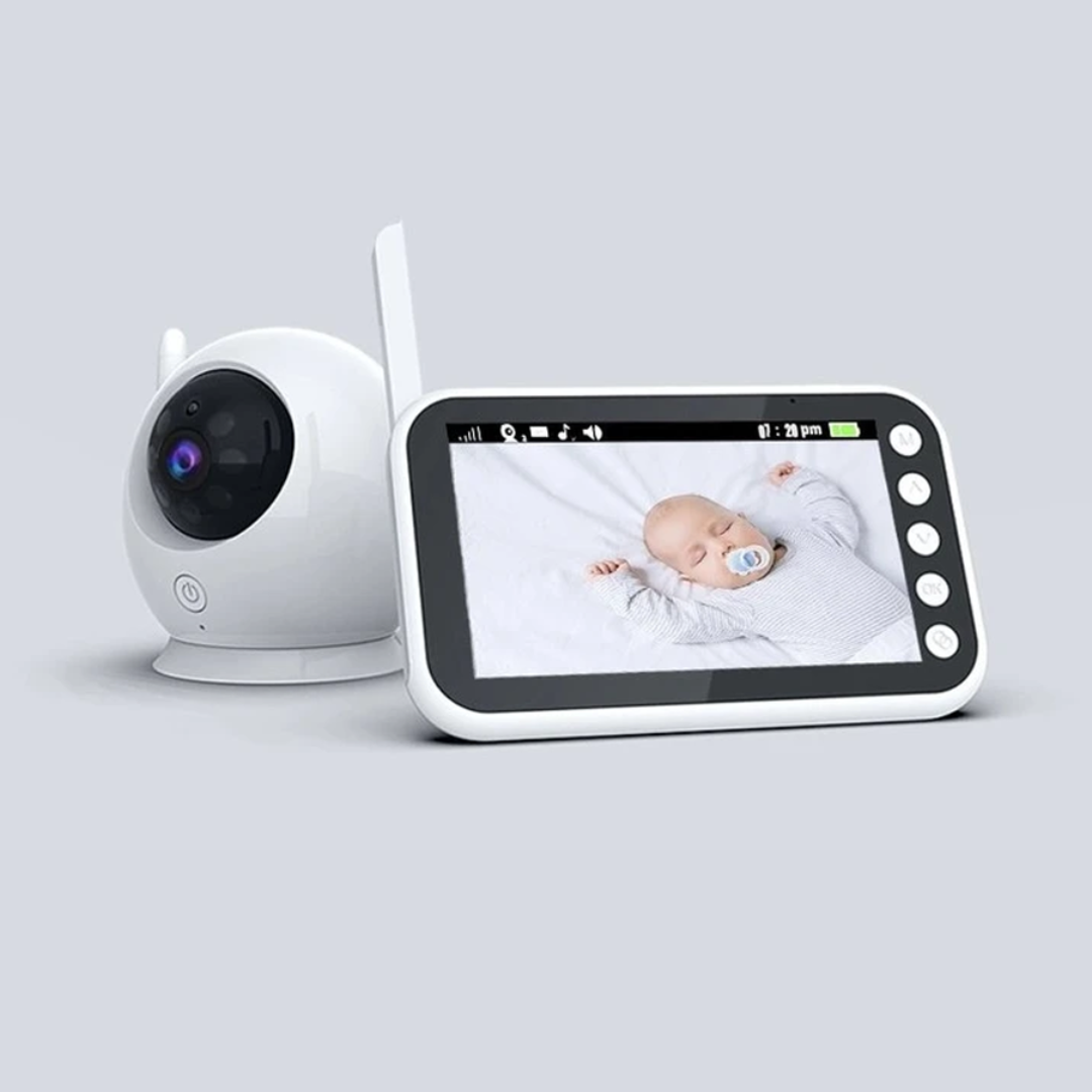 Babyvakt med HD-kamera, mörkersyn och app-kontroll