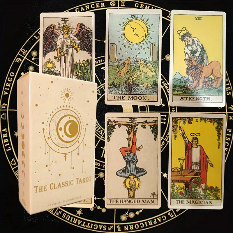 78-Kort Traditionelt Tarotkort Sæt