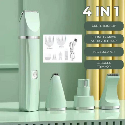 Multifunktionel Klippemaskine til Dyr - PetGroom 4-i-1