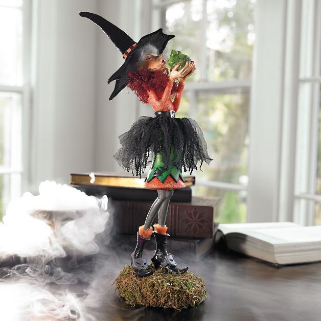 Halloween Figur | Håndlavet Troldmands Dekoration | Harpiks