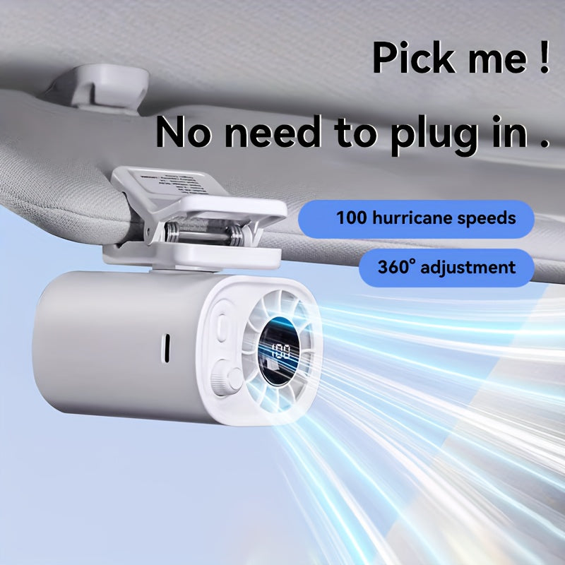 Miniventilator AirFlowClip – Effektiv kylning överallt