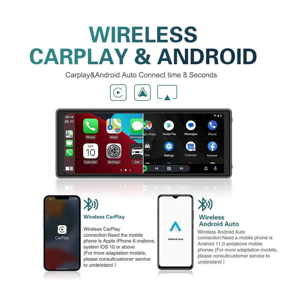 10.26" Bilradio med Trådløs CarPlay & Hurtig WiFi