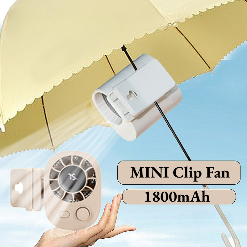Miniventilator AirFlowClip – Effektiv kylning överallt