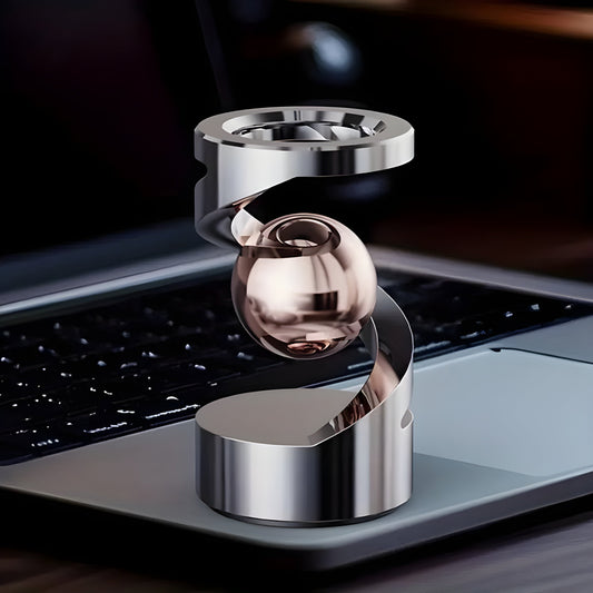 Fidget-leksak för skrivbord med svävande gyroskop för avkoppling och modern inredning