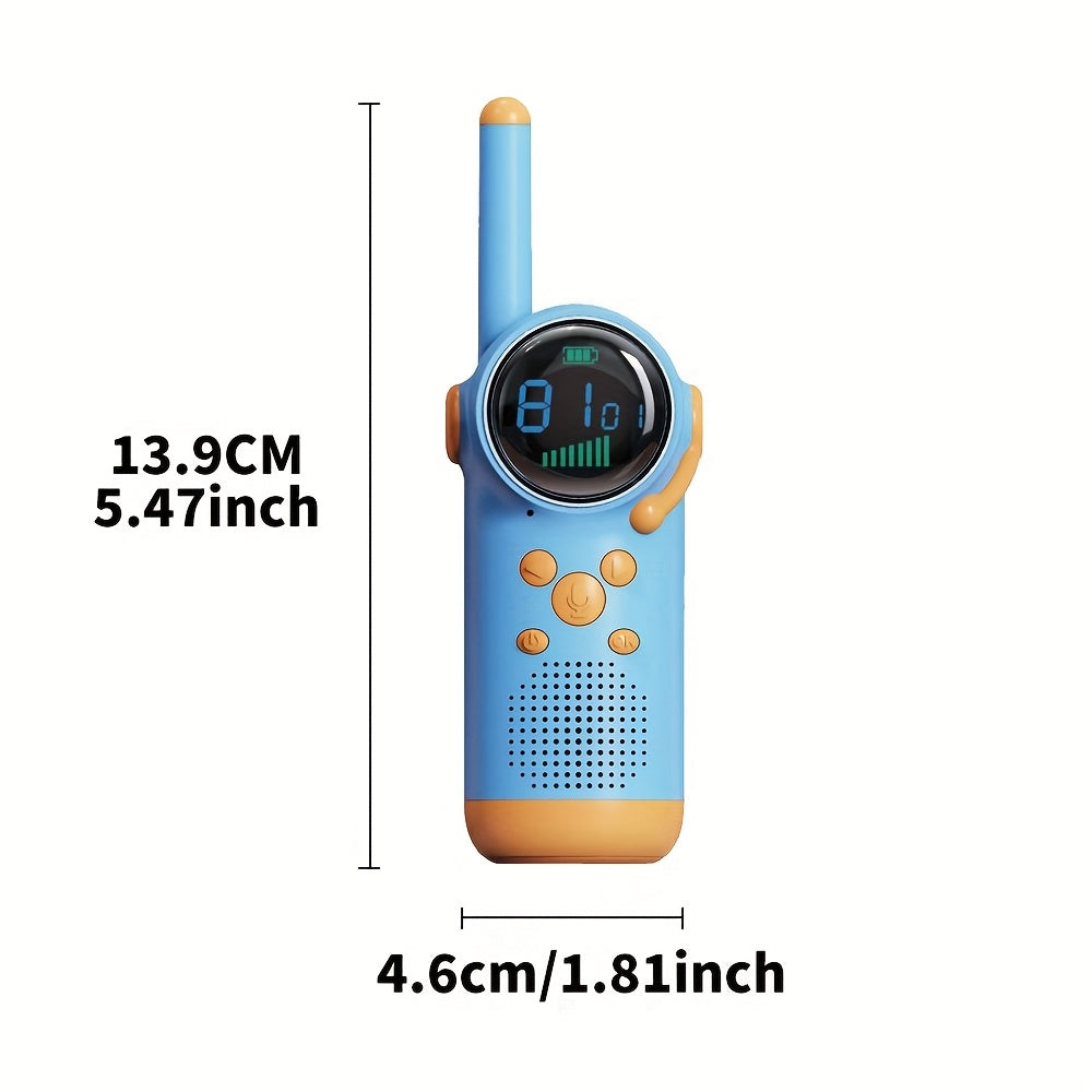 Farverige Walkie-Talkies til Børn – 3 Miles Rækkevidde og Genopladelige Batterier