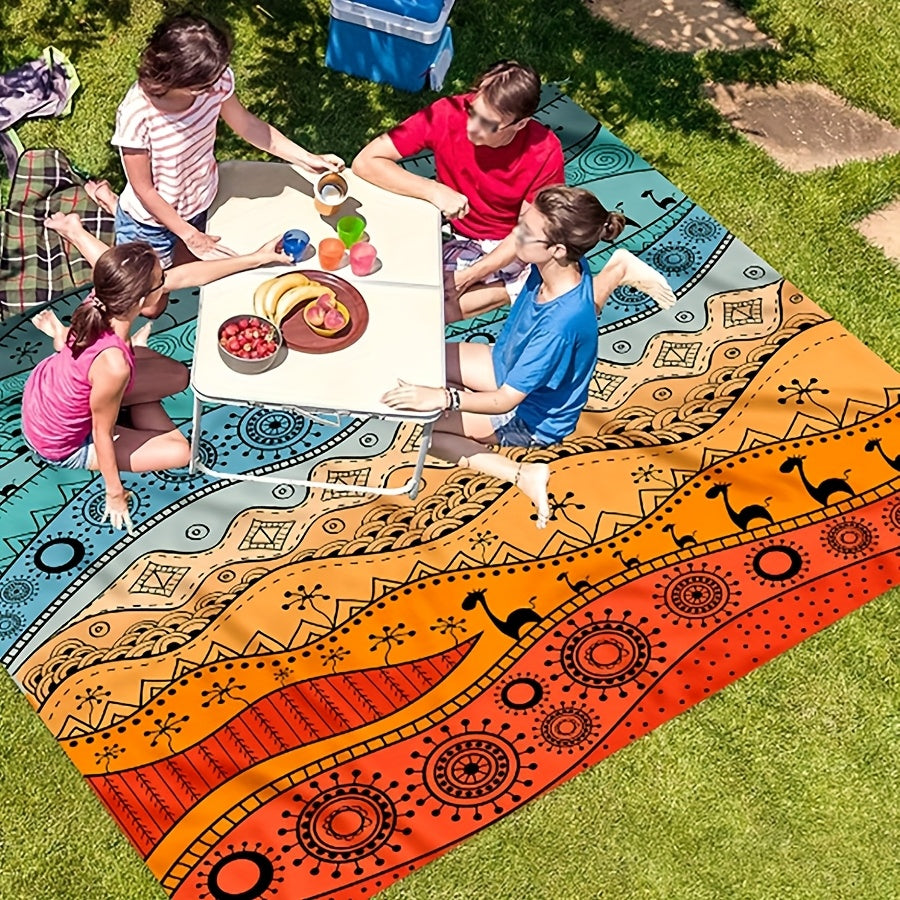 Stor Strandfilt – Perfekt för familj och vänner