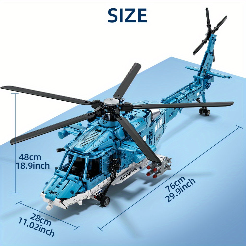 Detaljerat Byggset för Helikopter – Teknik och Realism