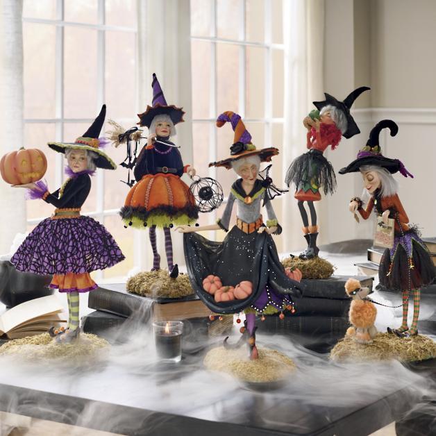Halloween Figur | Håndlavet Troldmands Dekoration | Harpiks