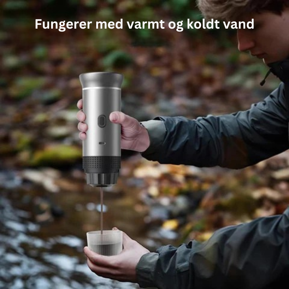 Bærbart Rejsekrus i Rustfrit Stål – Stilfuld Kaffe på Farten