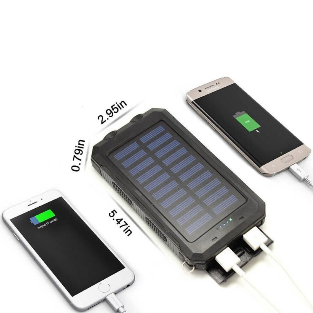 Solcelle Powerbank 500,000mAh – Altid Energi Ude i Naturen
