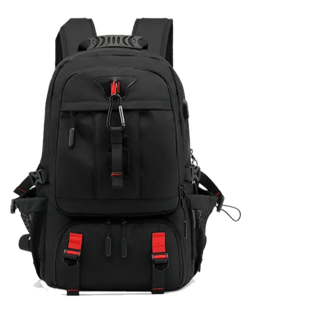 Rejserygsæk 50-80L med USB Oplader og Stort Rummål