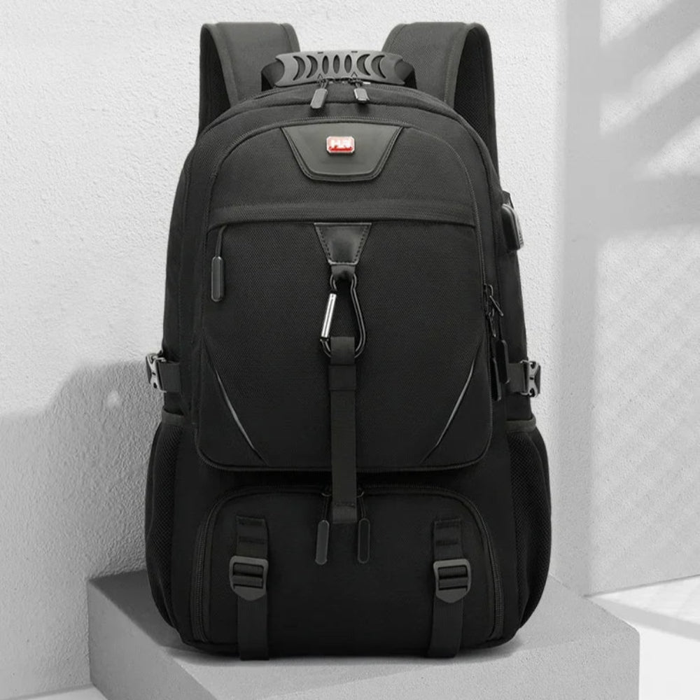Rejserygsæk 50-80L med USB Oplader og Stort Rummål