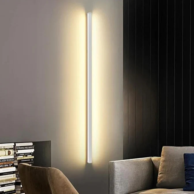 Elegant LED Væglampe i Sort - Stilfuld og Energibesparende