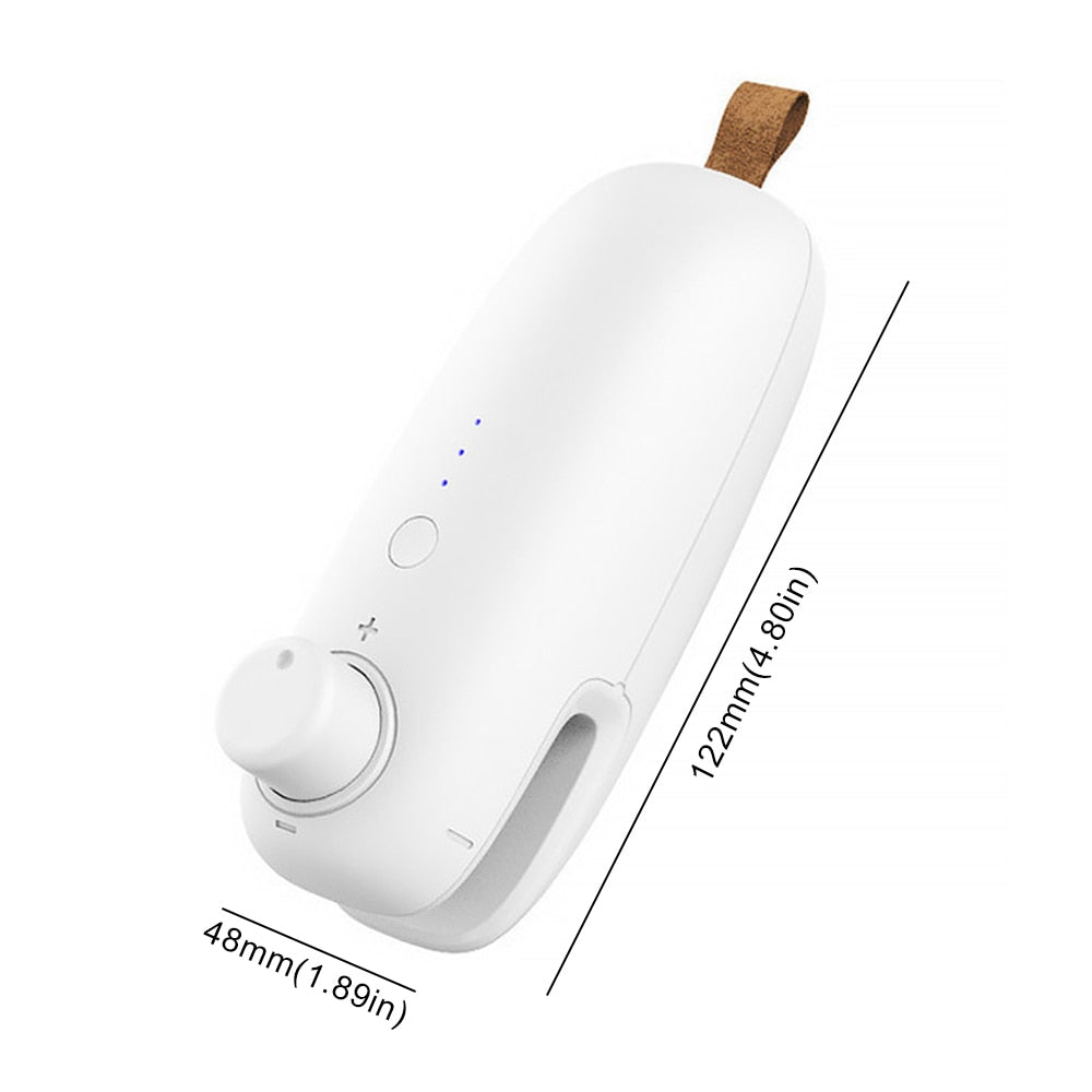 Bærbar USB-varme plastpose forsegler