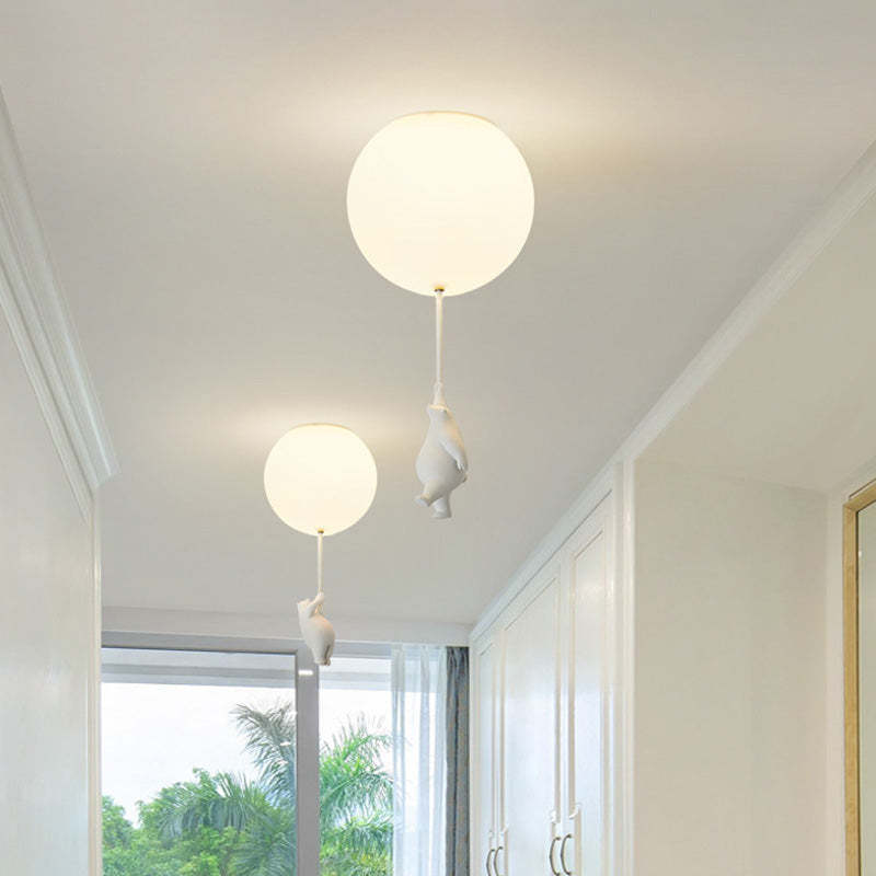 Moderne LED-plafondlampe med ballon-design - Stilfuld belysning