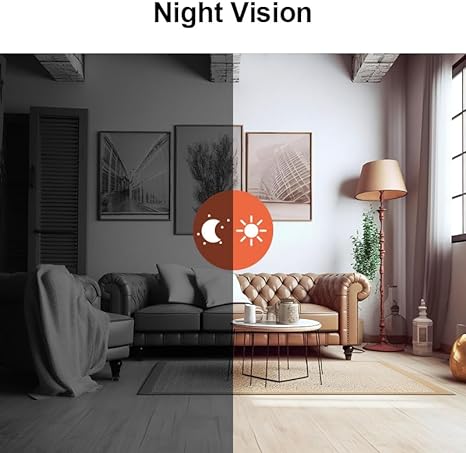 Trådløs Mini Overvågningskamera 1080P med Smart Kontrol