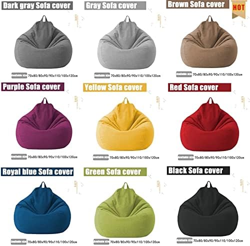 Elegant pufföverdrag | Ergonomisk design | 80x90 cm, 100x120 cm