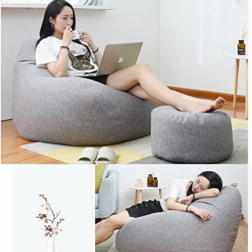 Elegant pufföverdrag | Ergonomisk design | 80x90 cm, 100x120 cm