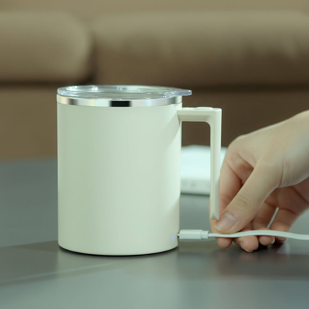 Självrörande Kaffemugg med Type-C Laddning och 360 ml Kapacitet