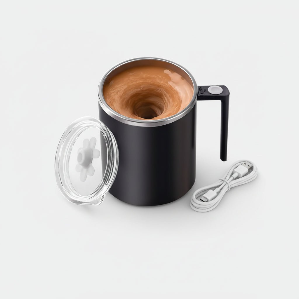 Självrörande Kaffemugg med Type-C Laddning och 360 ml Kapacitet