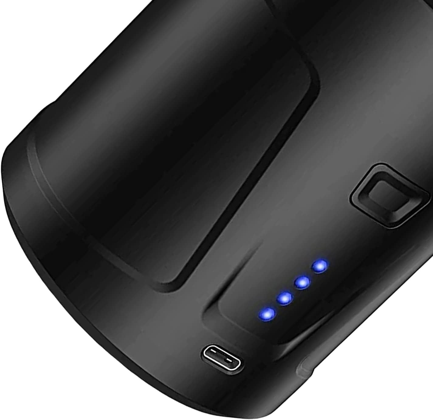 Trådløs Elektrisk Luftpumpe med Genopladelig Batteri - 3 Dyser