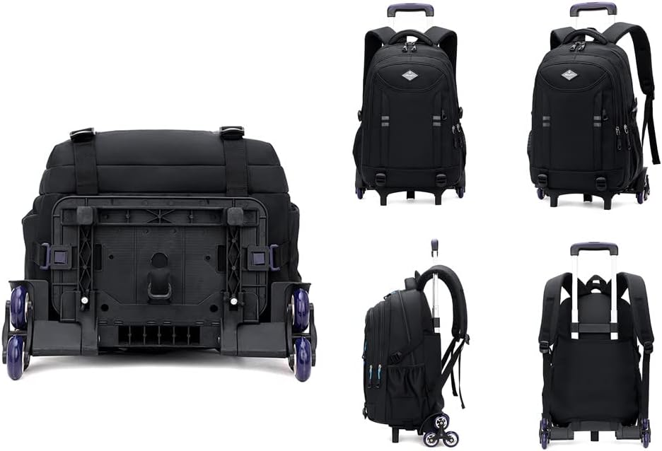 Funktionel Rygsæk med Hjul til Børn – Fleksibel Trolley