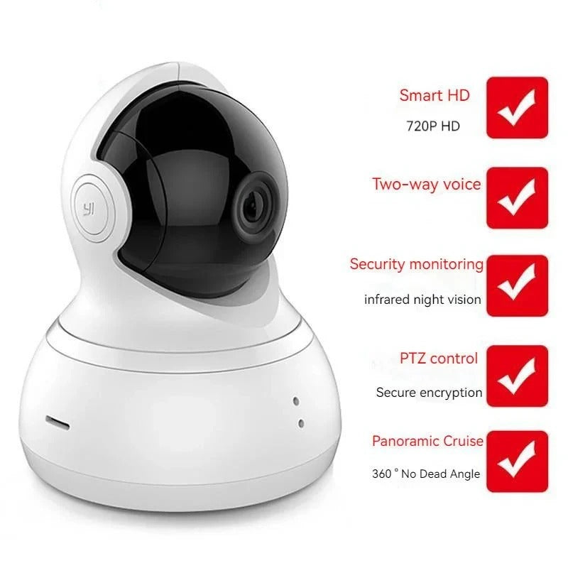 Smart Babyvakt med 360° Mörkerseende och Tvåvägs Audio