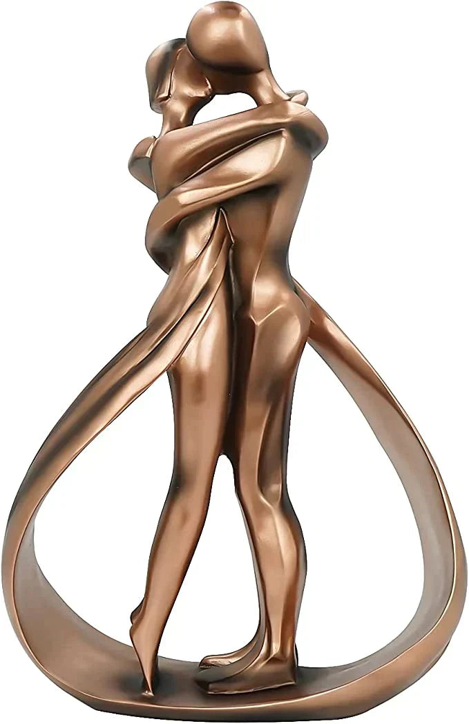 Kærlighedens Styrke - Håndlavet Statue der Fejrer Evig Kærlighed