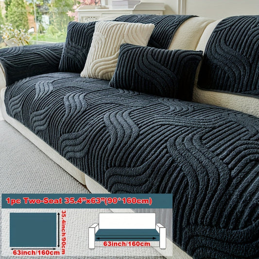 Sofföverdrag i Velour – Halkfritt och Andningsbart för Elegant Vardagsrum