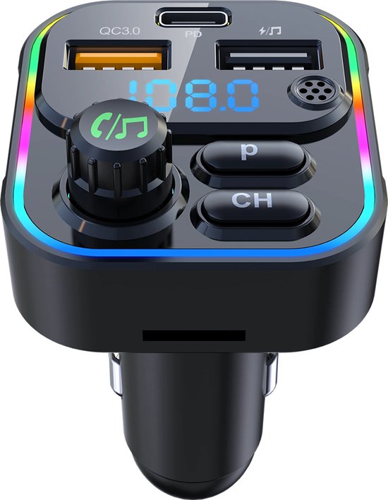 Bluetooth Bil Kit med Hurtigopladning