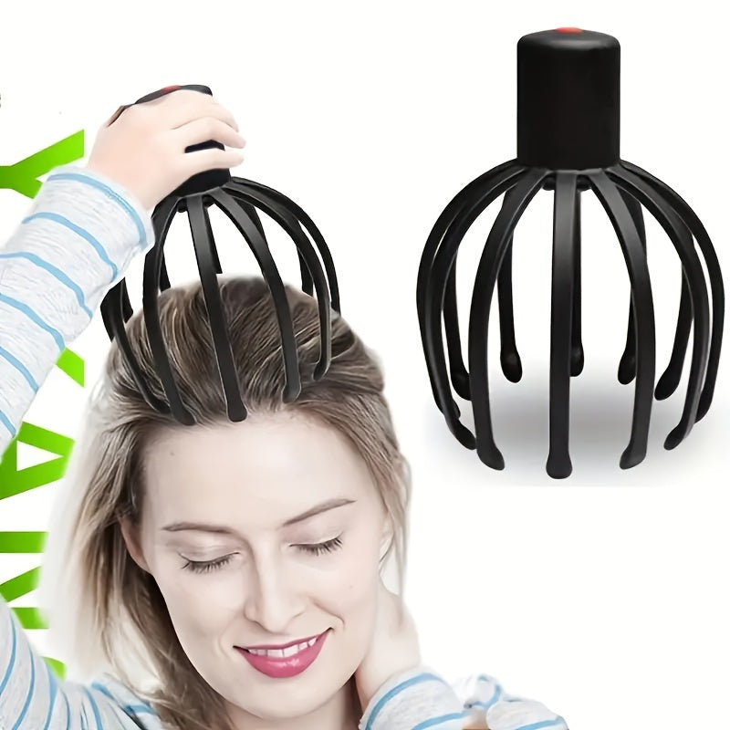 USB Genopladelig Skaldet Massageapparat i Blæksprutteform – Kompakt