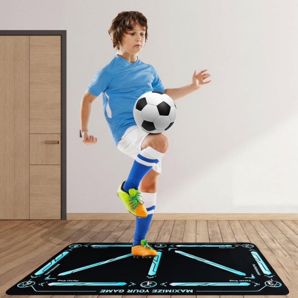 Fotbollsträningsmatta för dribbling och koordination