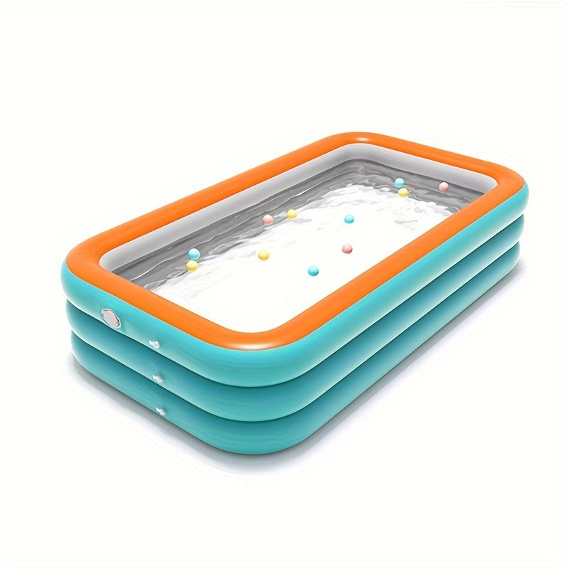 Oppustelig Rund Pool i Holdbar PVC til Sommerhygge