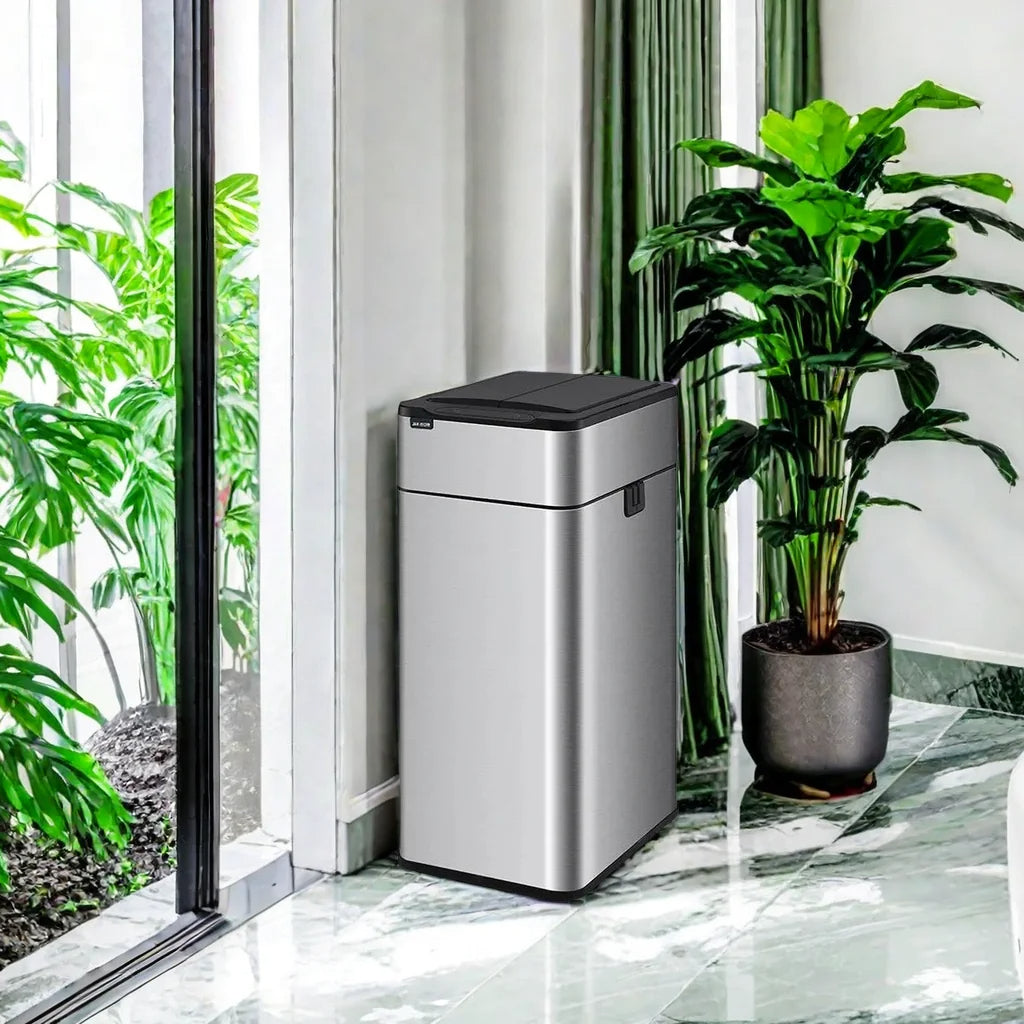 Smart Rustfrit Stål Automatisk Sensor Affaldsspand
