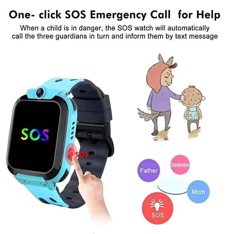 Børnevenligt 5G Smartwatch med GPS og SOS-funktioner