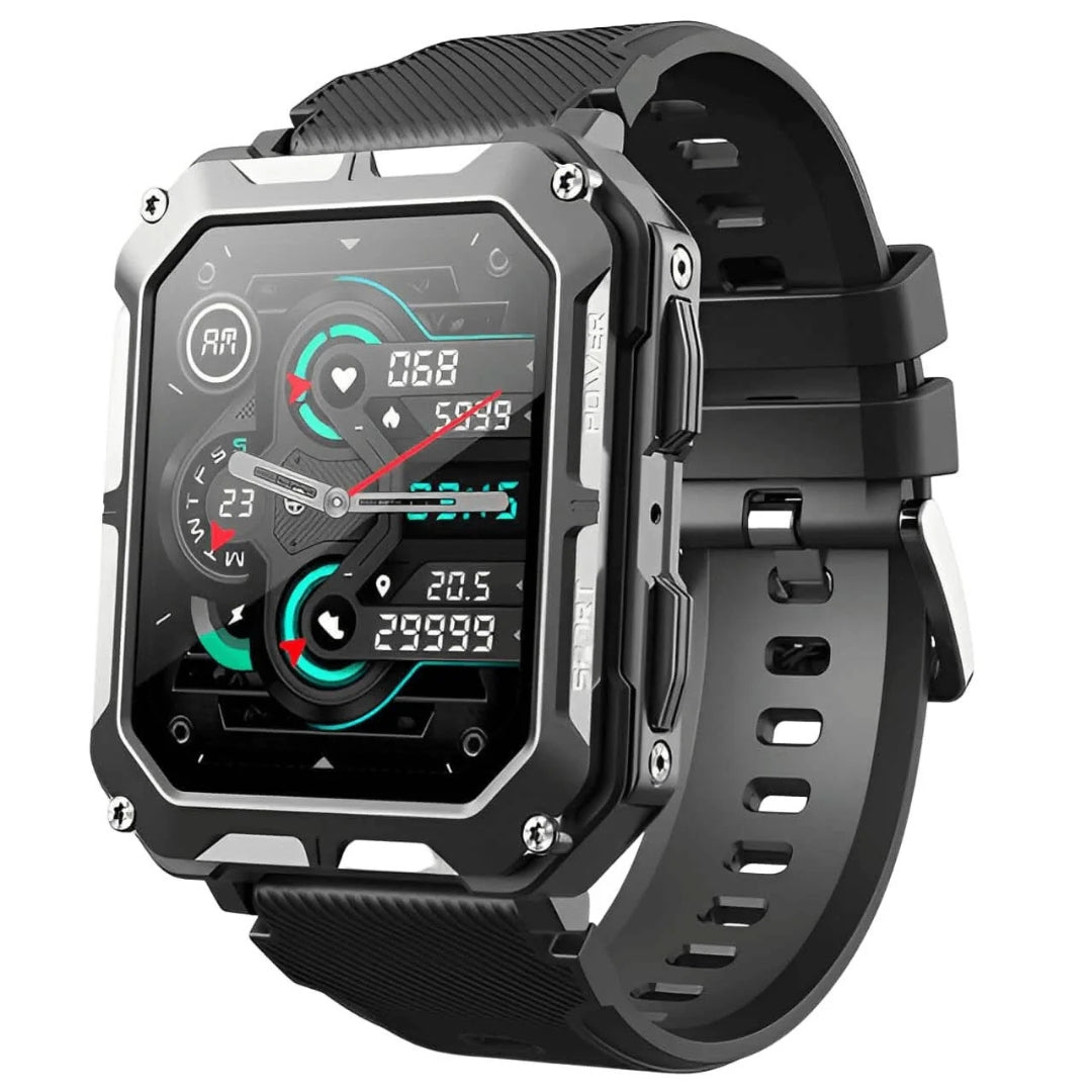 Robust Vandtæt Smartwatch – GPS, Aktivitetsovervågning og Mere