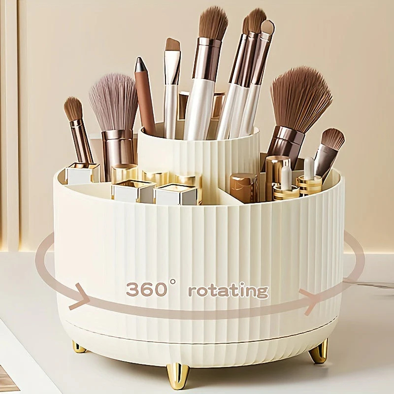 Roterende Makeup Opbevaring - Pladsbesparende og Elegant
