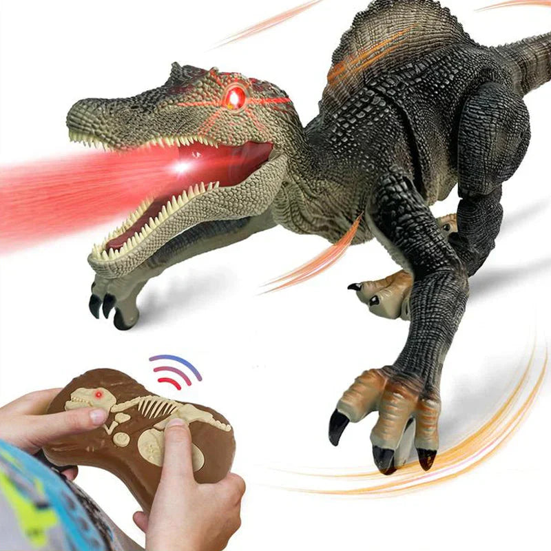 Fjärrstyrd dinosaurie med dimfunktion
