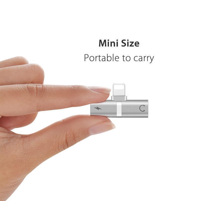 4-i-1 Lightning-adapter för iPhone – Hörlurar (2 st.)